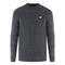 Lyle Scott Lambswool Knitted Dark Grey Sweater